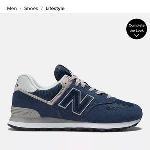 New Balance men's 574 Core size 11.5